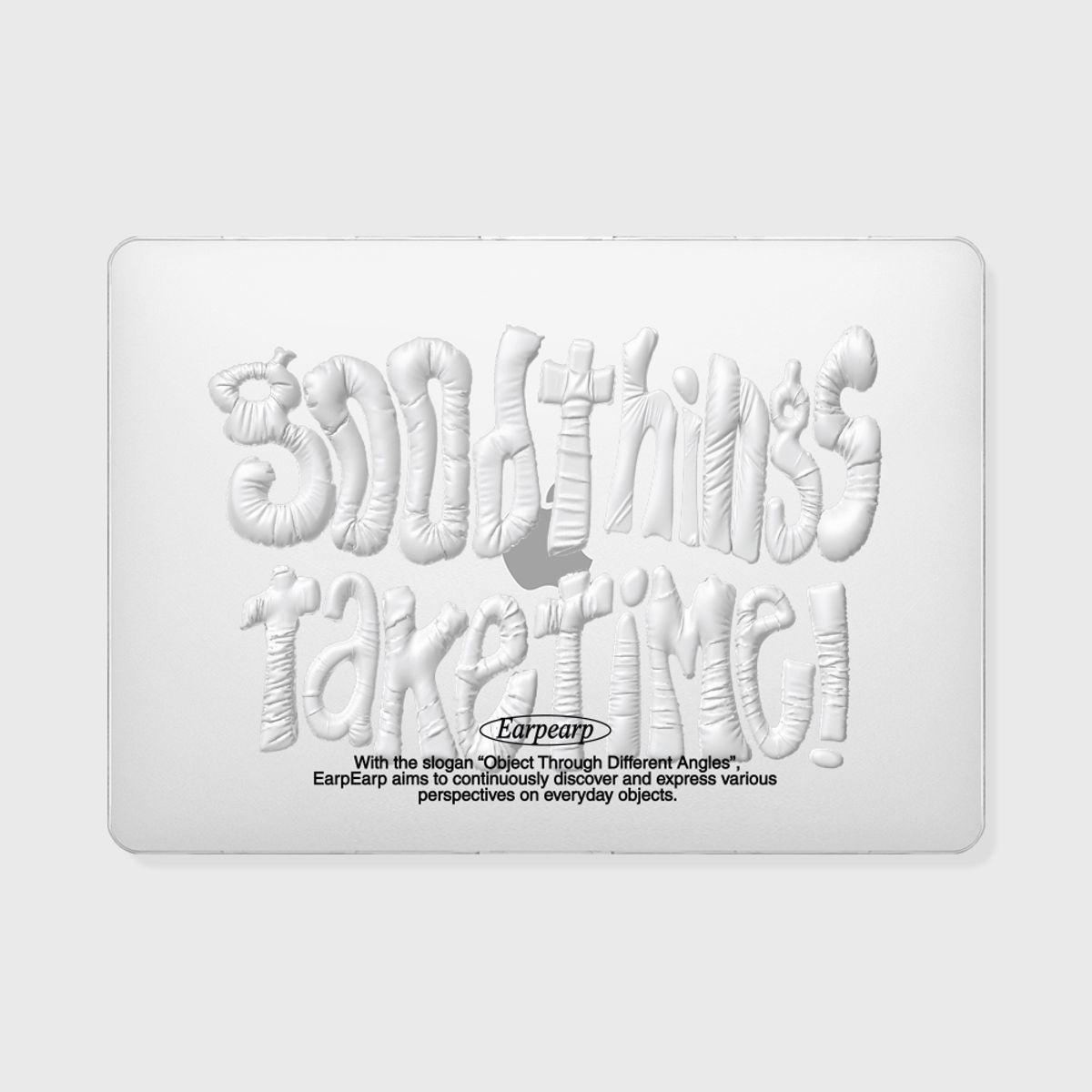 어프어프(EARPEARP) GOOD THINGS TAKE TIME(맥북-클리어하드)