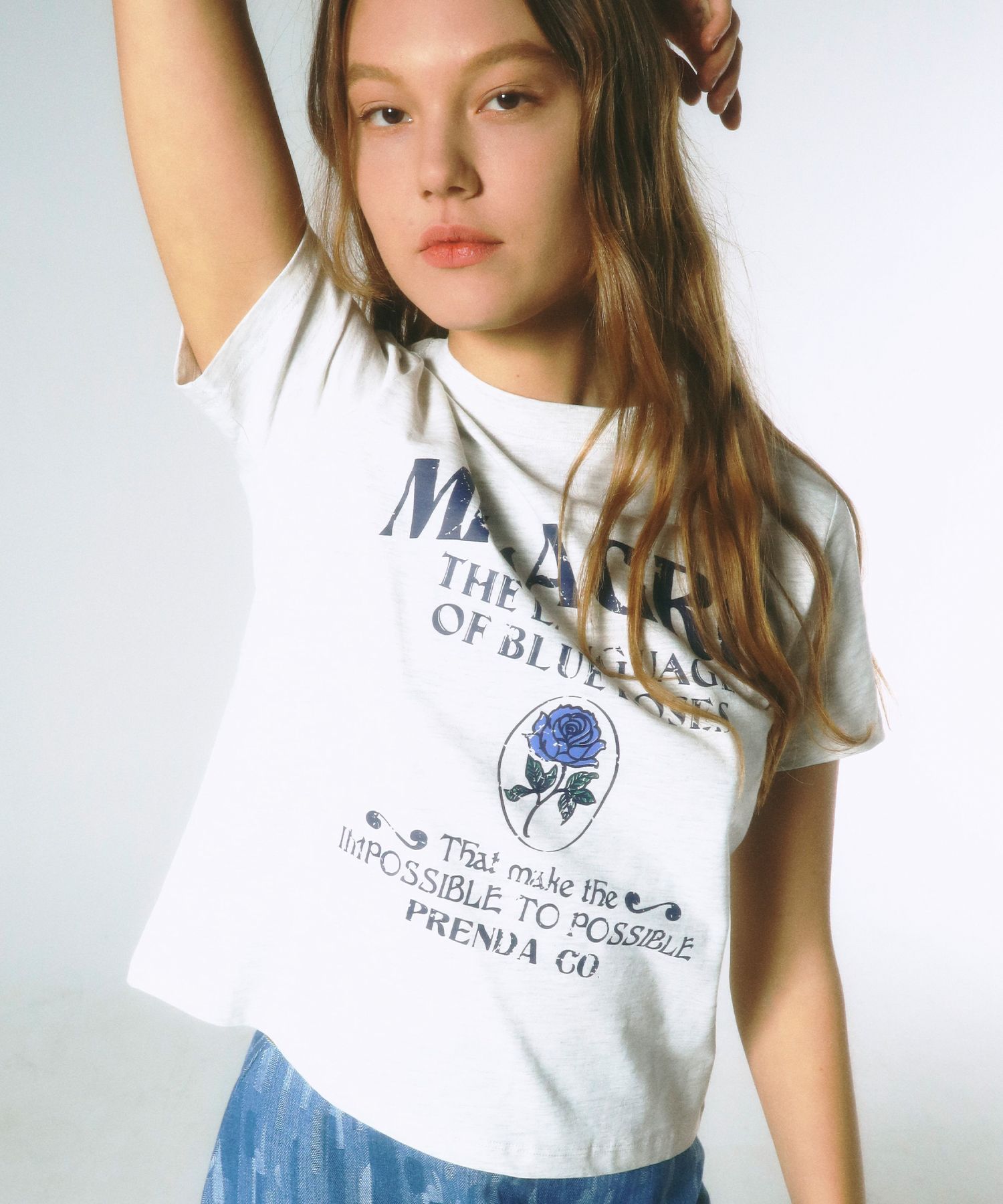 [PRENDA] 韓国☆MILAGRO CREWNECK TEE HEATHER 全2色 MUSINSA | PRENDA MILAGRO CREWNECK TEE HEATHER GRAY