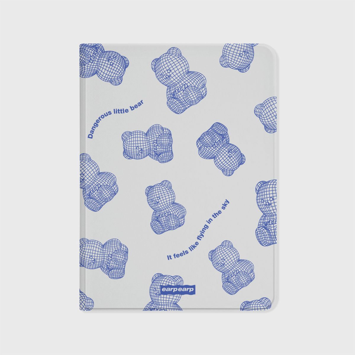 어프어프(EARPEARP) COVY GRID PATTERN-GREY(아이패드-커버)