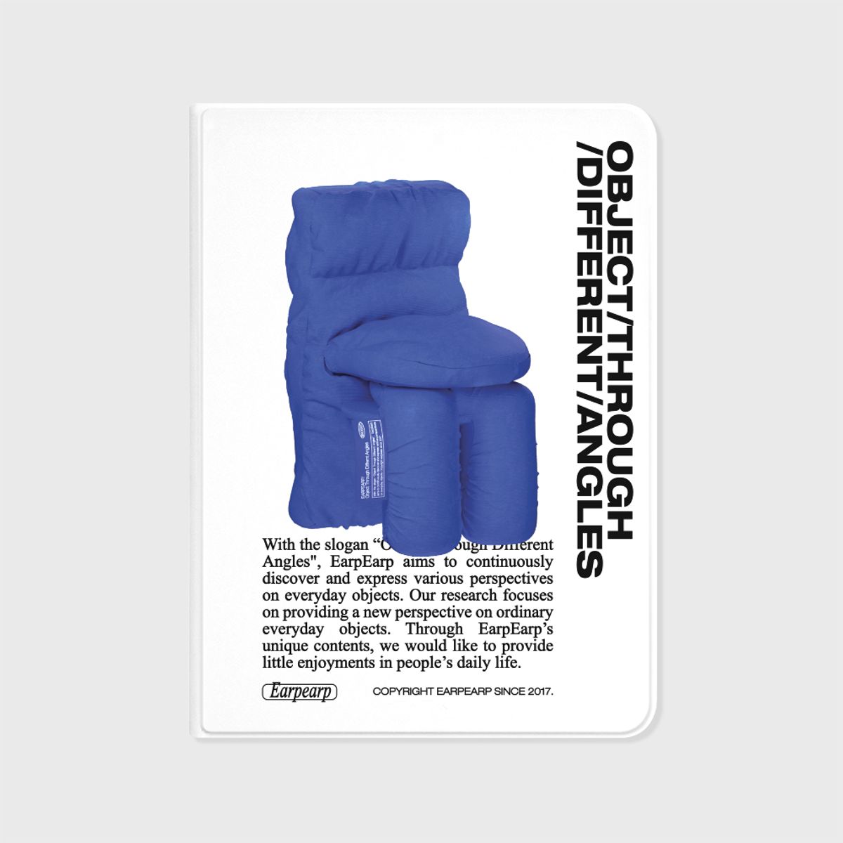어프어프(EARPEARP) GRAPHIC CHAIR-BLUE(아이패드-커버)