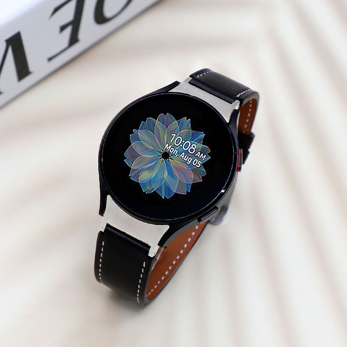 발렌티노 루디(VALENTINO RUDY) VRG117-BK 갤럭시워치 4 전용 프리미엄 가죽밴드 스트랩 20mm