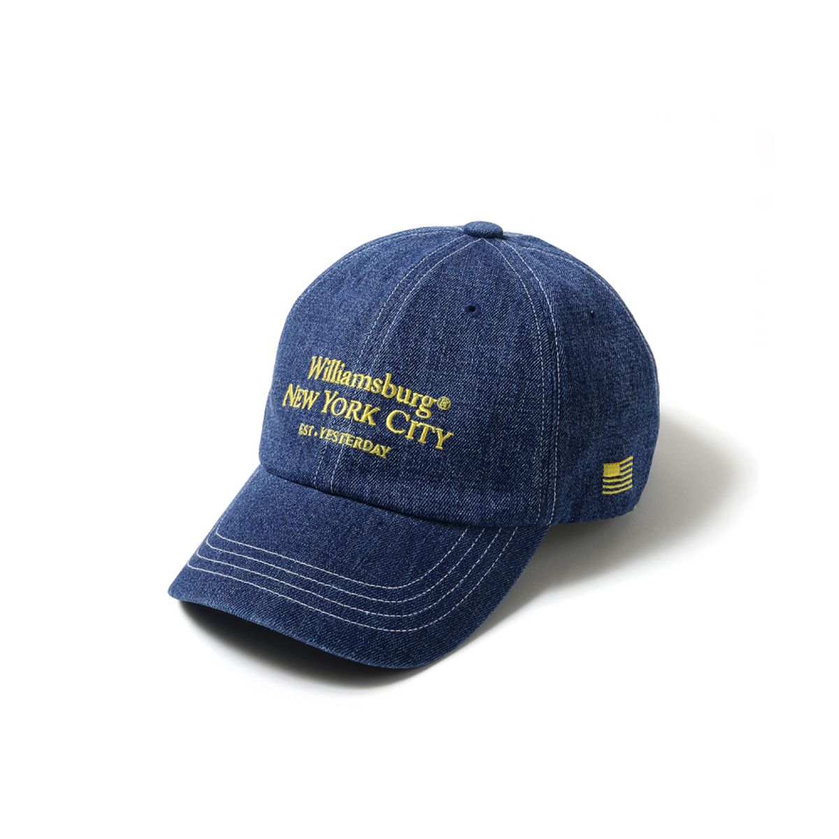 윌리엄스버그 뉴욕시티(WILLIAMSBURG NEWYORK CITY) Classic Logo Ball Cap_Blue
