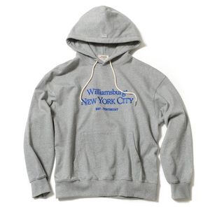 Classic Logo Needlework Hoodie_Melange Grey