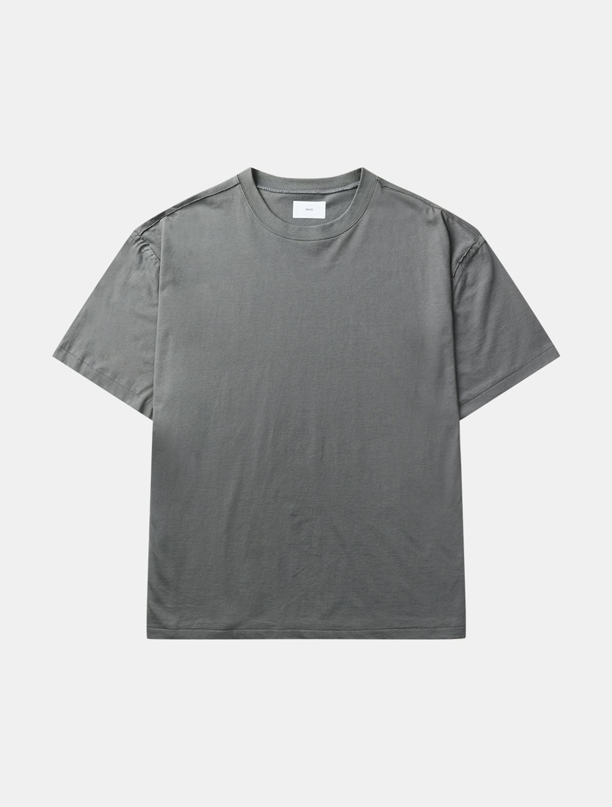 데호(DEHO) CUTTING HALF SLEEVE [Charcoal]