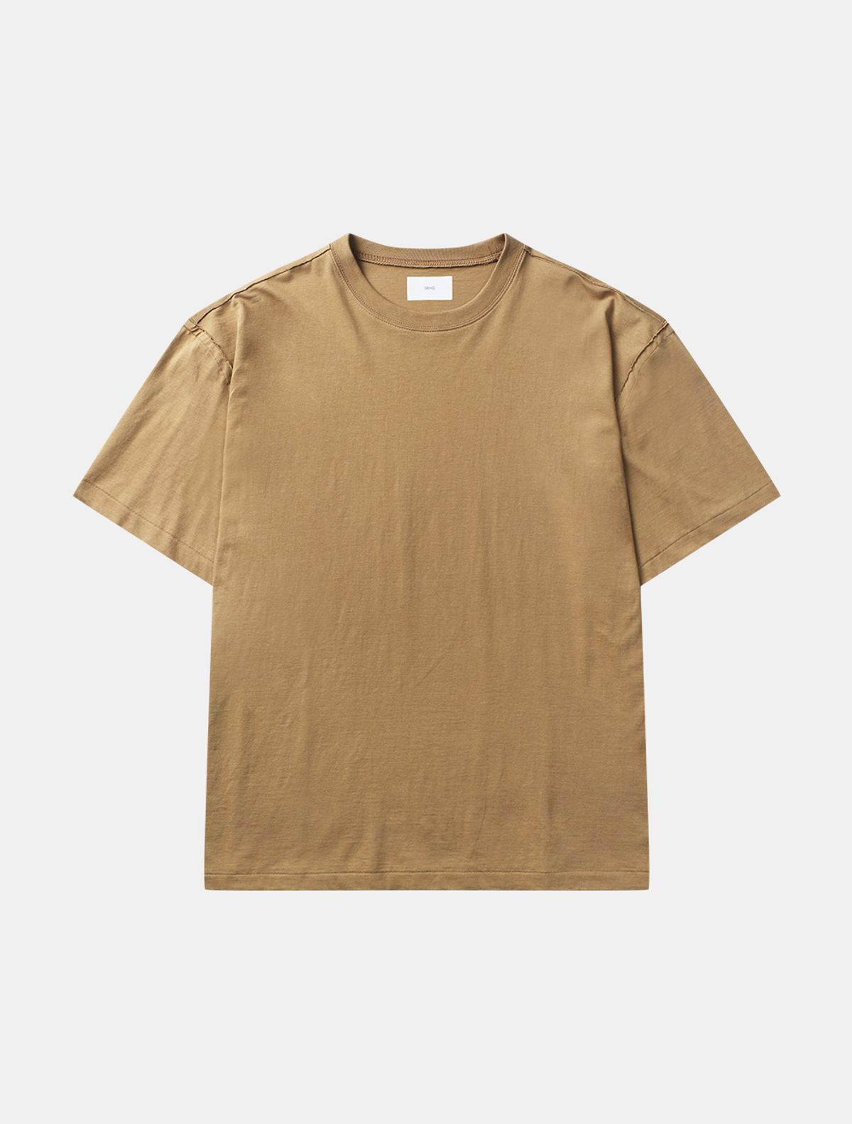 데호(DEHO) CUTTING HALF SLEEVE [Brown]