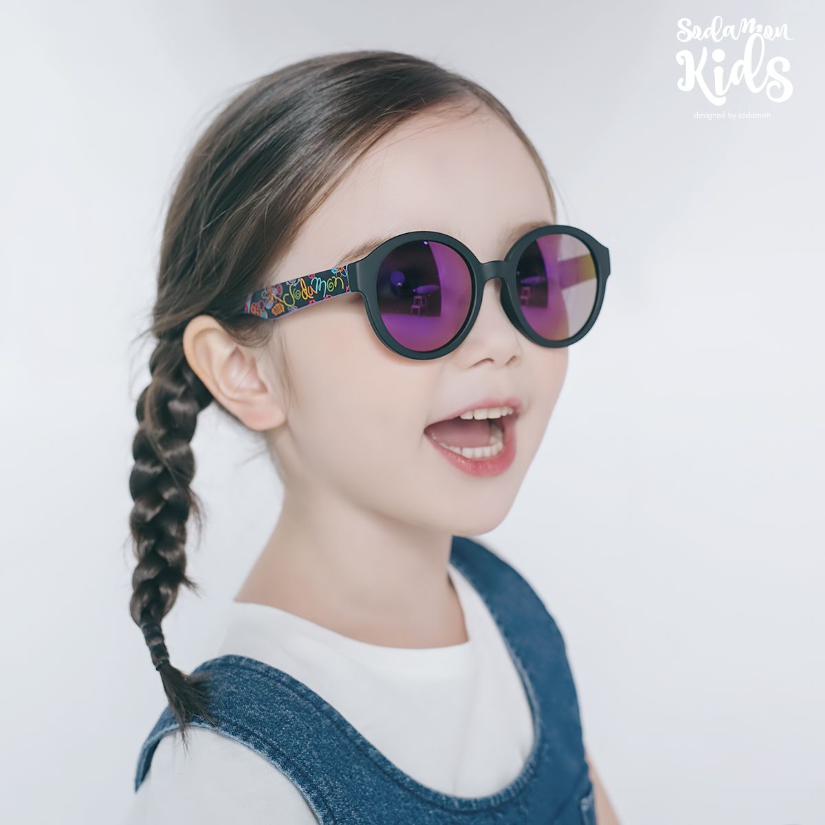 소다몬키즈(SODAMONKIDS) JS333-SC_PU 키즈선글라스