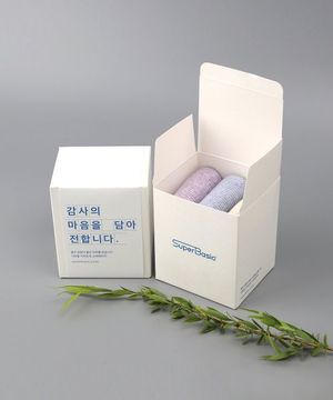 남녀공용 골지 양말 선물 세트 S 3켤레 (8종)