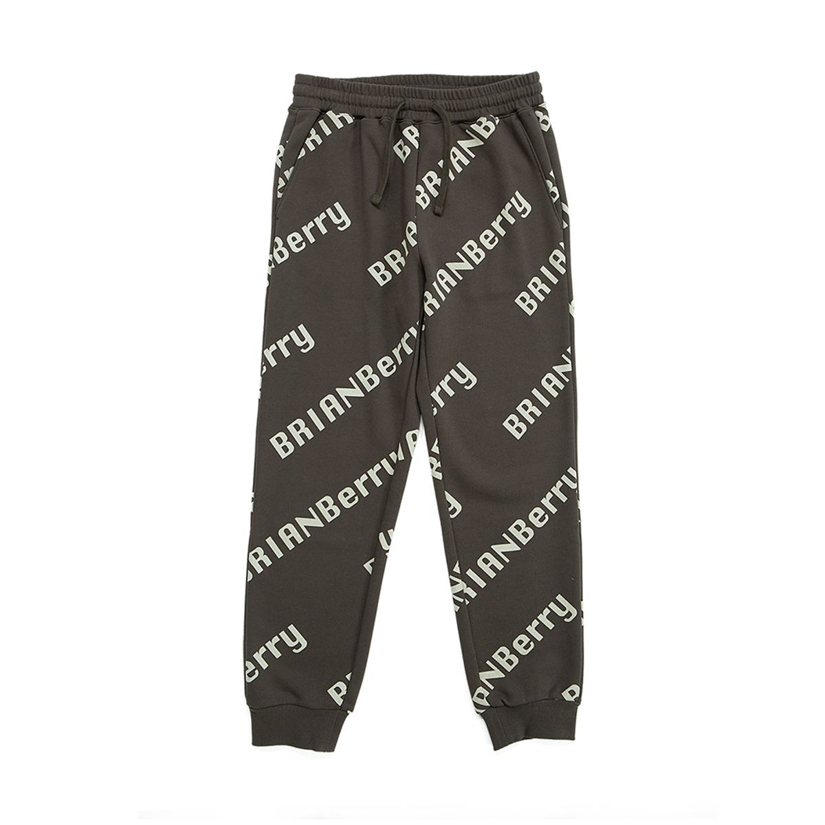 브라이언베리(BRIAN BERRY) JACE LOGO PANTS_DARK BROWN