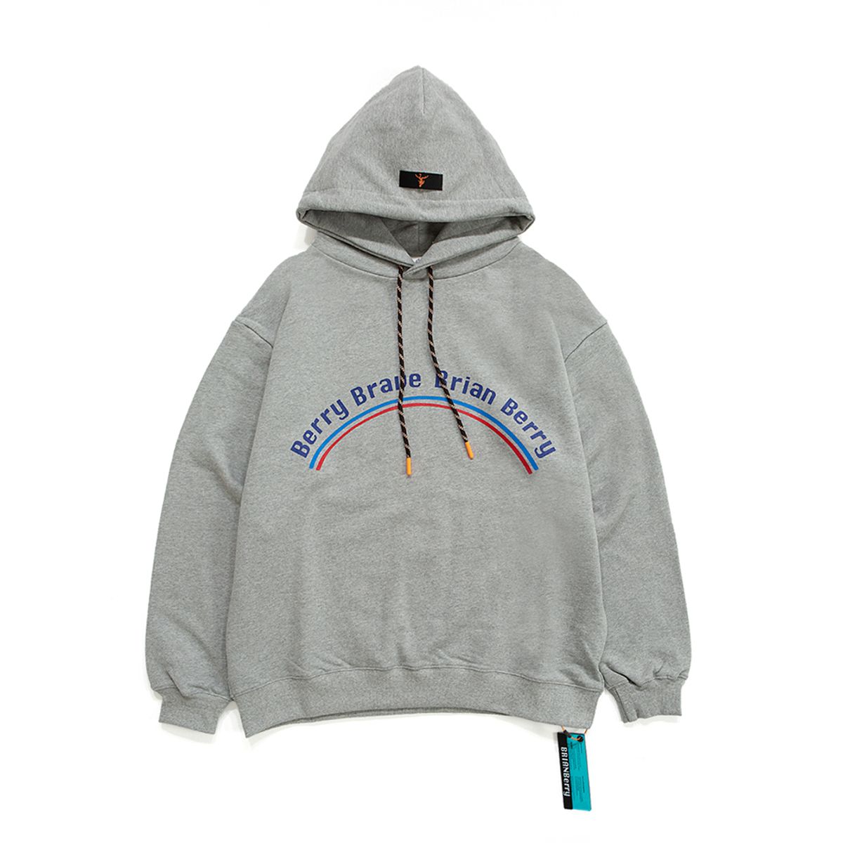 브라이언베리(BRIAN BERRY) STINGRAY HOODIE TEE_HEATHER GREY