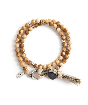 WST GEMSTONE BRACELET (mustard)