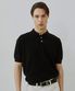 003 COTTON Collar Shirts Balck