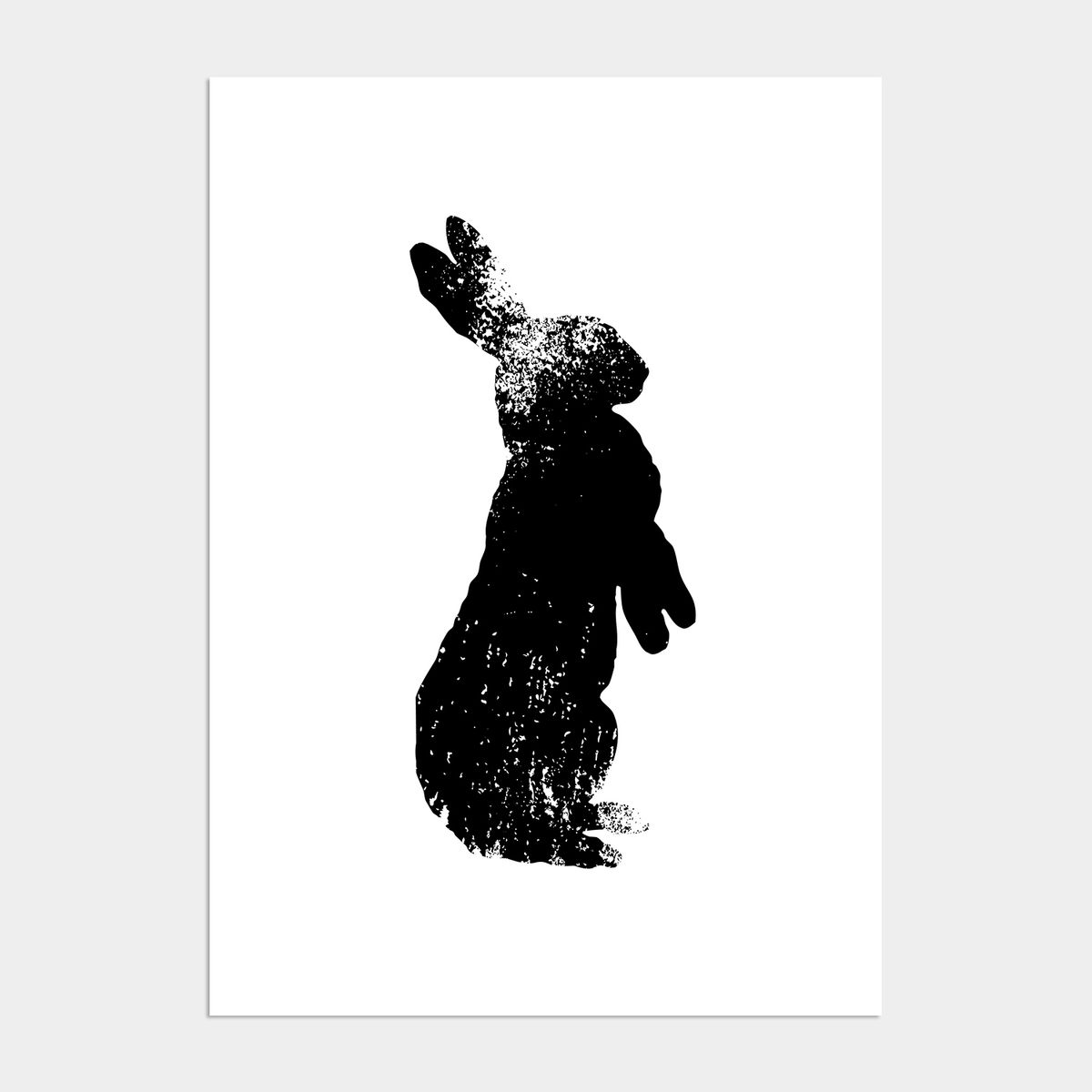 멜팅스튜디오(MELTING STUDIO) 아이방 학습 액자 인테리어 포스터  / 18번 Ink Rabbit
