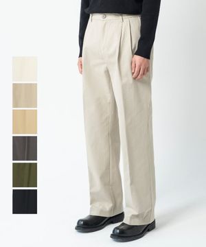 컴포터블 투턱 와이드 치노팬츠 6 COLOR