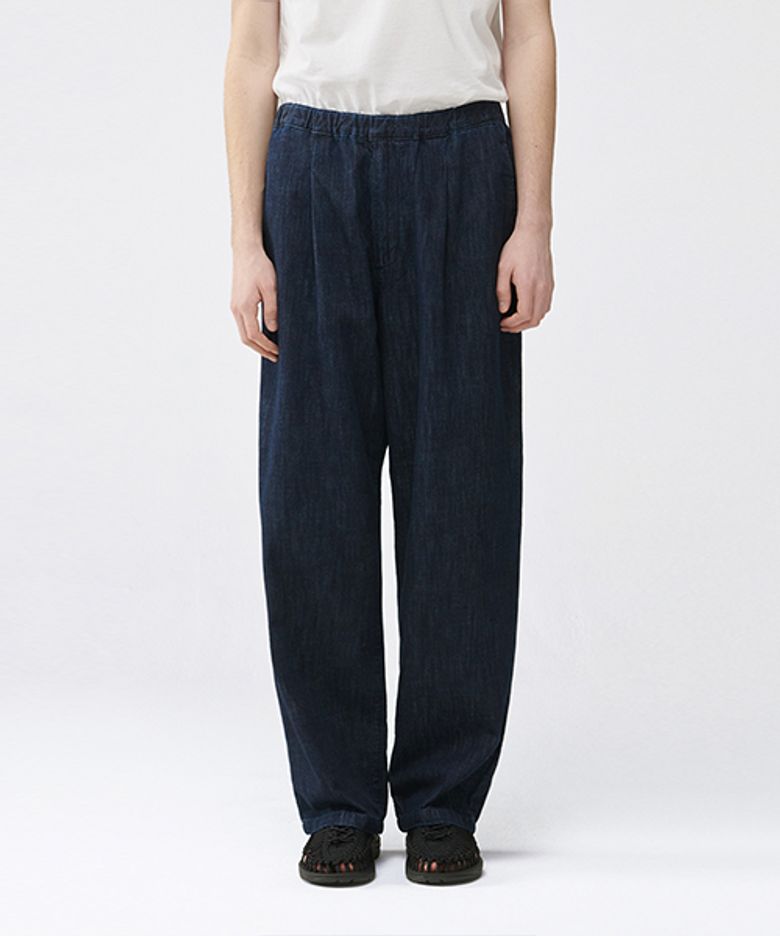 DP048 OFF DENIM TROUSERS (Dark indigo)