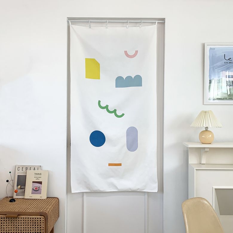 일러스트 패브릭 & 도어커튼 포스터 (80-145cm)  / 03번 minimal jelly