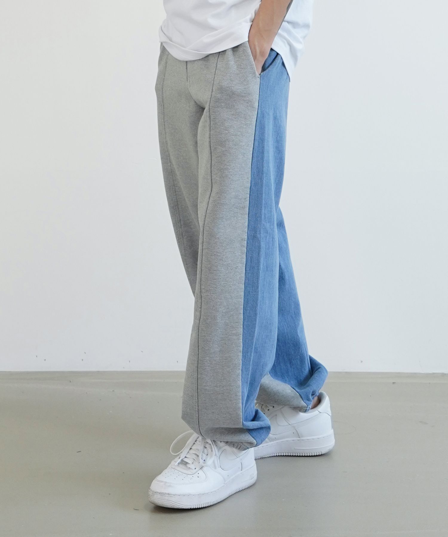 SLOW RECORD HOUSE☆ASURA Denim Sweat Pants SLOW RECORD HOUSE☆ASURA Denim Sweat Pants