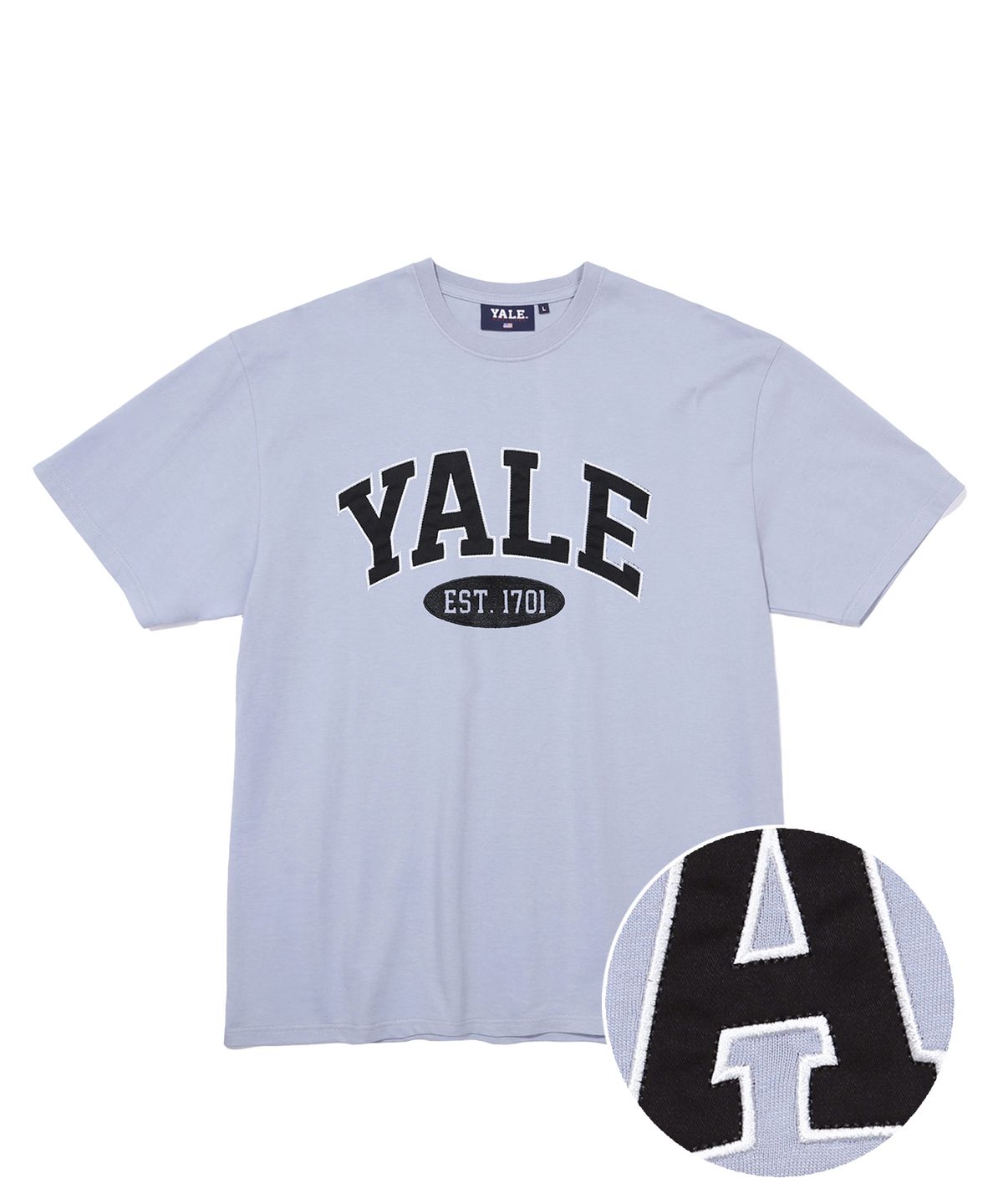 예일(YALE) (22SS) 2 TONE ARCH TEE VTG BLUE