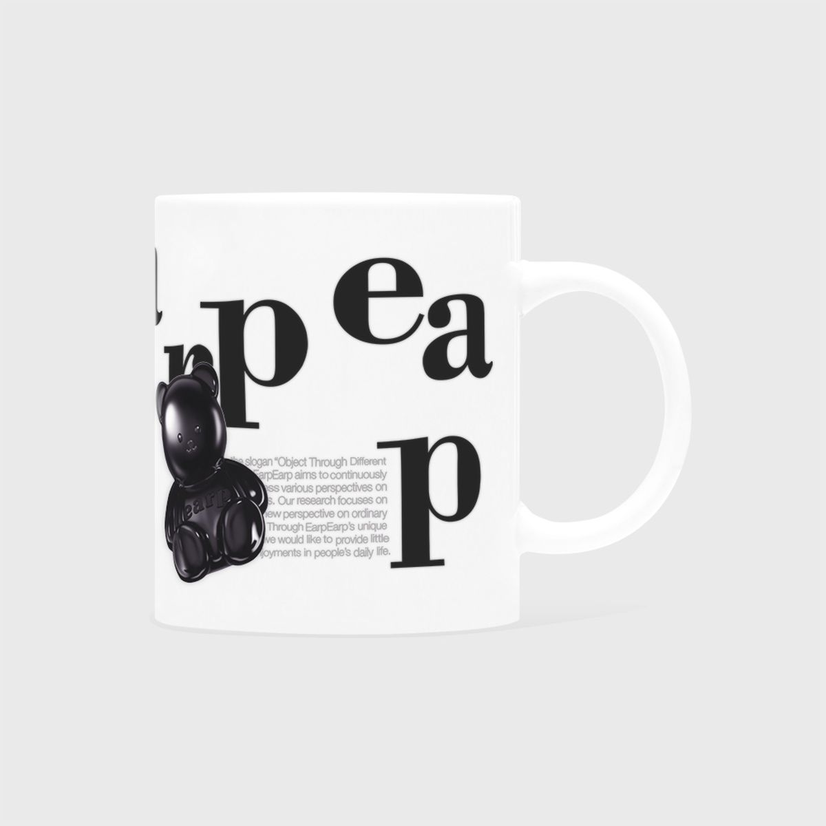 어프어프(EARPEARP) BLACK COVY OBJECT(머그컵)