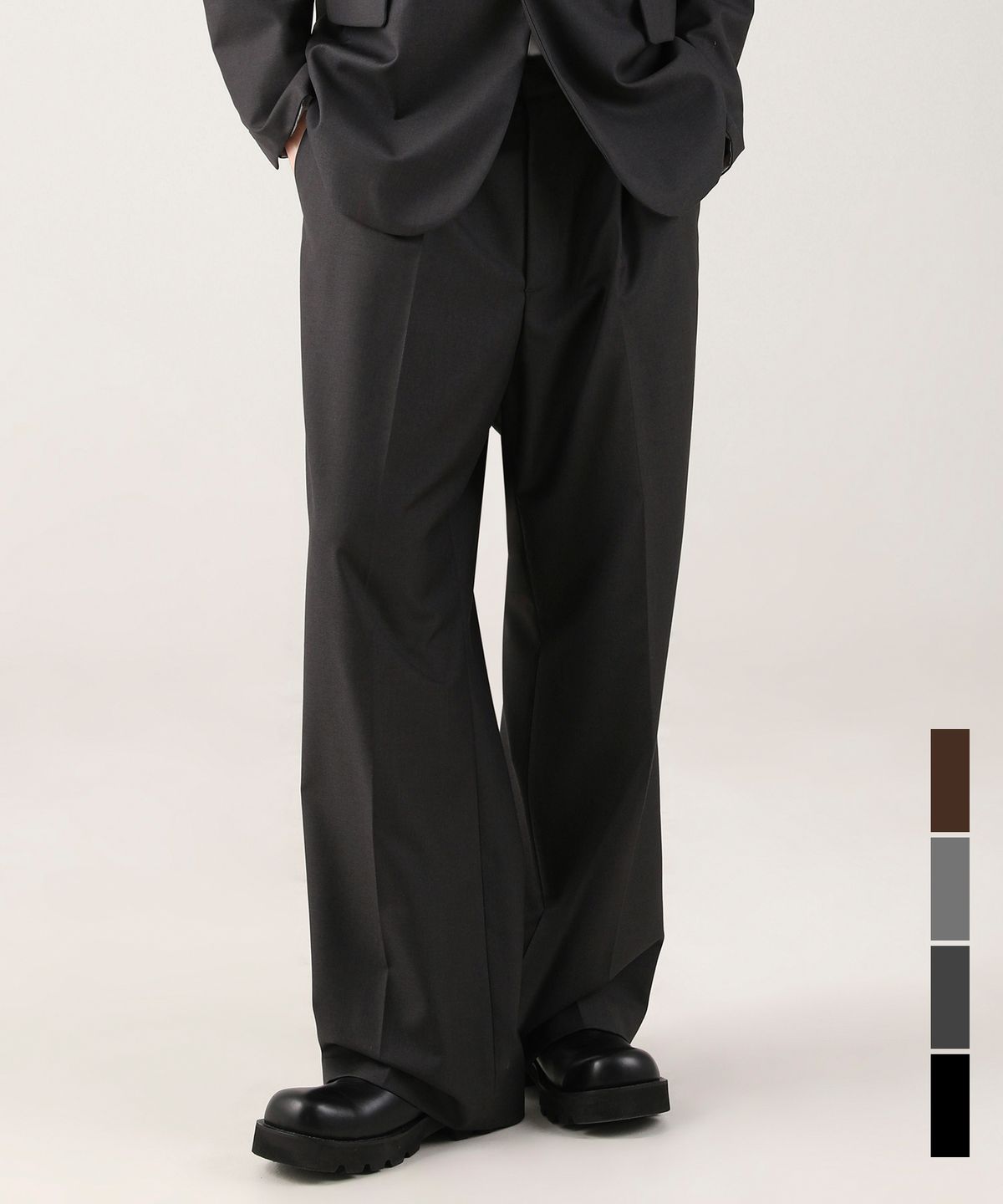 어반드레스(AVANDRESS) Modern onetuck wide Slacks - 4COL