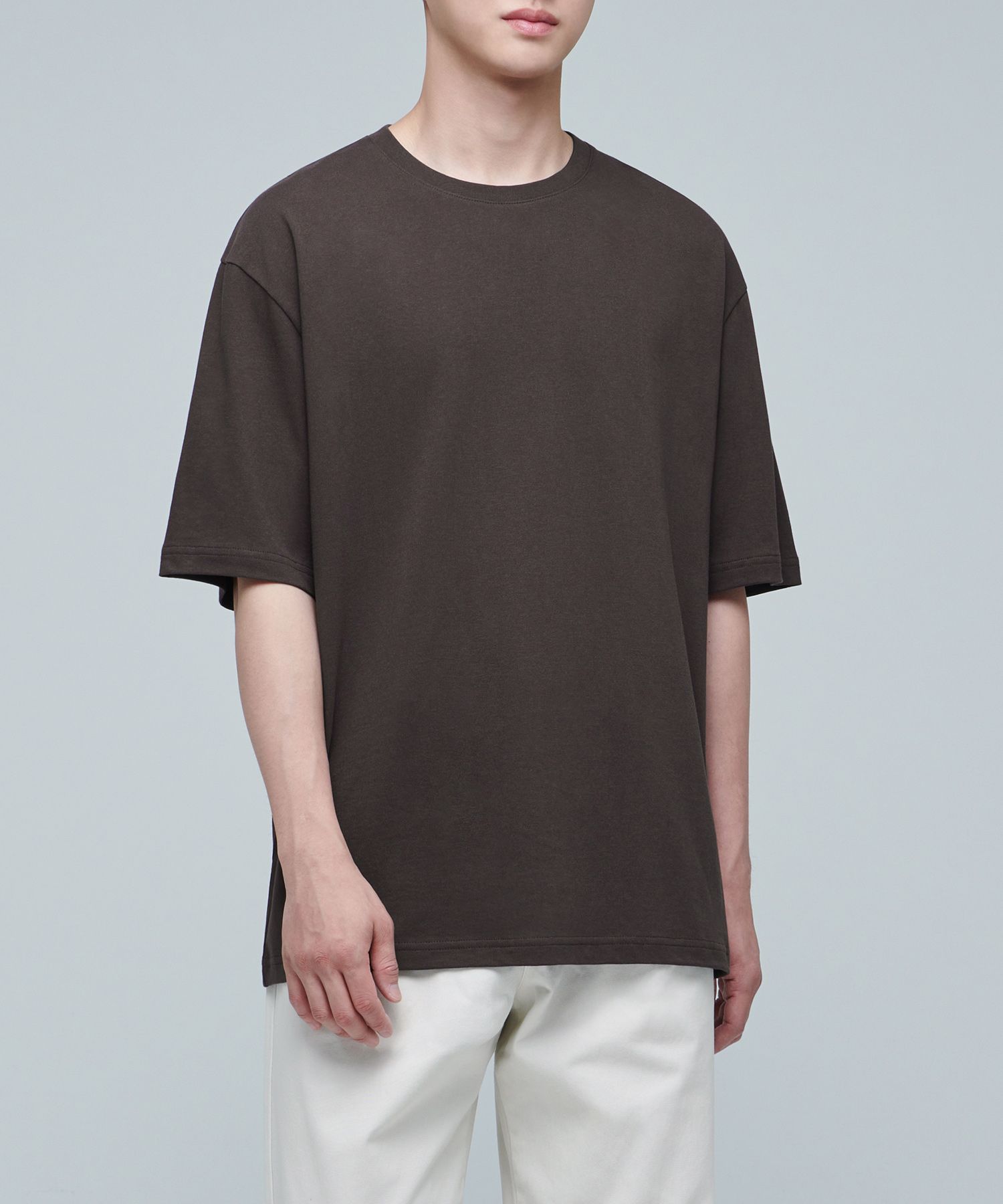 Tシャツ・カットソー *MUSINSA STANDARD* Relaxed fit crew neck short sleeve t-shir MUSINSA | MUSINSA STANDARD Supima Relaxed Crew Neck T-shirt
