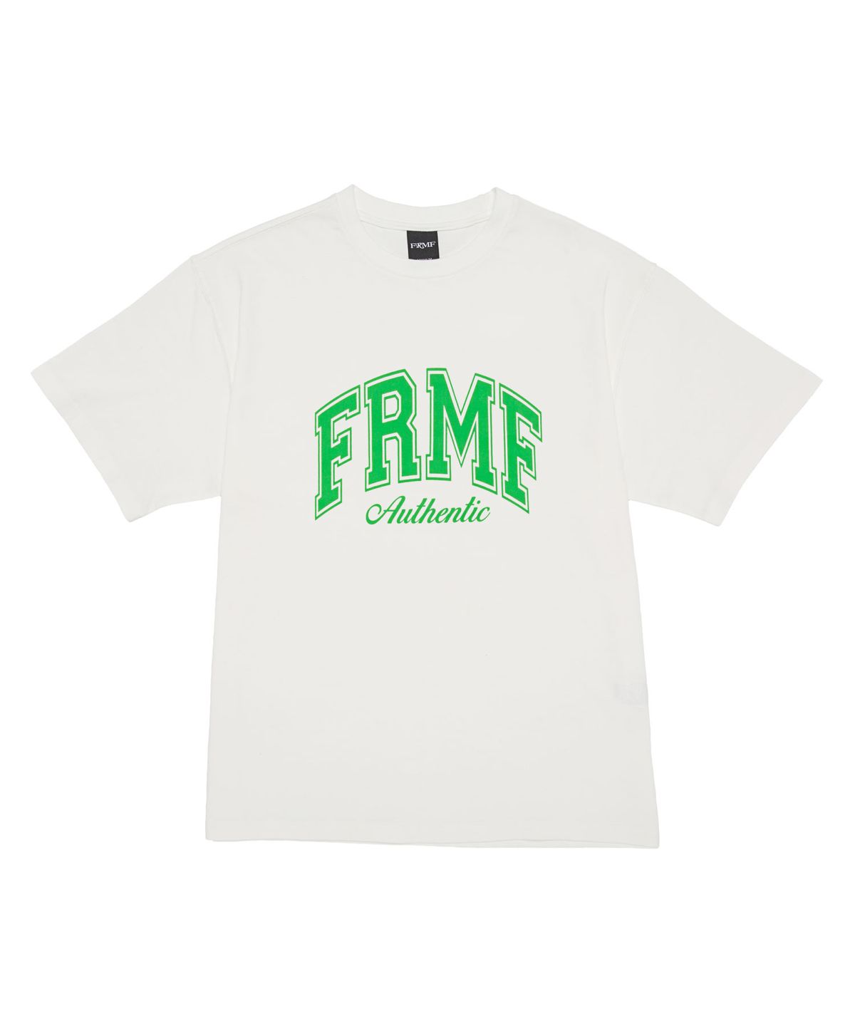 프레임 오프(FRAME OFF) FRMF 아치 로고 반팔티_화이트