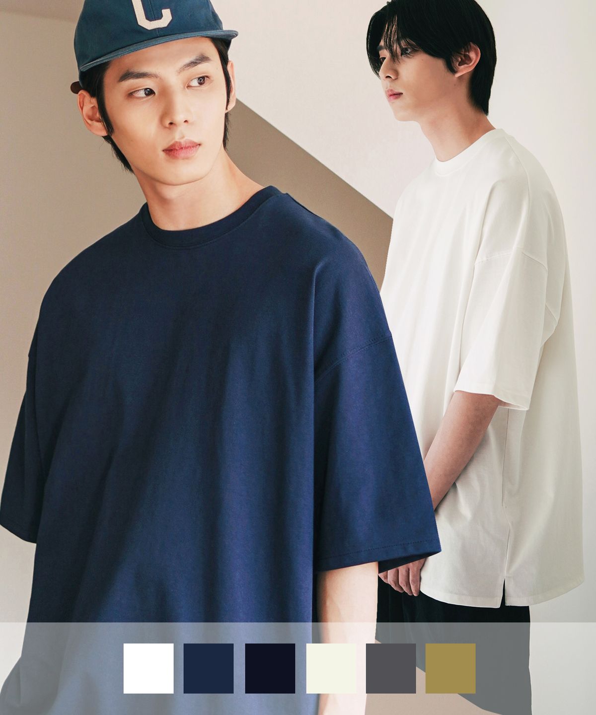 제멋(JEMUT) [2PACK] 루이스 박스 반팔티셔츠 2PACK KJST2411