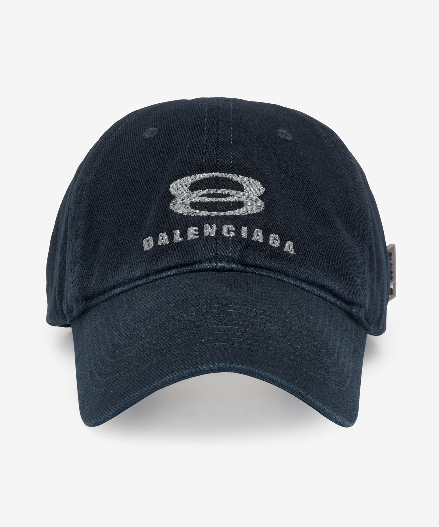 MUSINSA | BALENCIAGA Unity Snowboard Ball Cap - Navy Blue