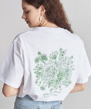 FLOWER BED TEE_white