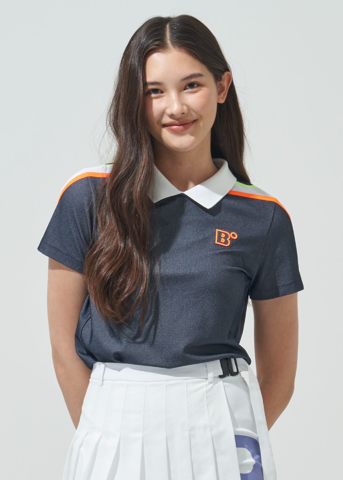 블루닷(BLUDOT) 테이프 포인트 티셔츠_NY