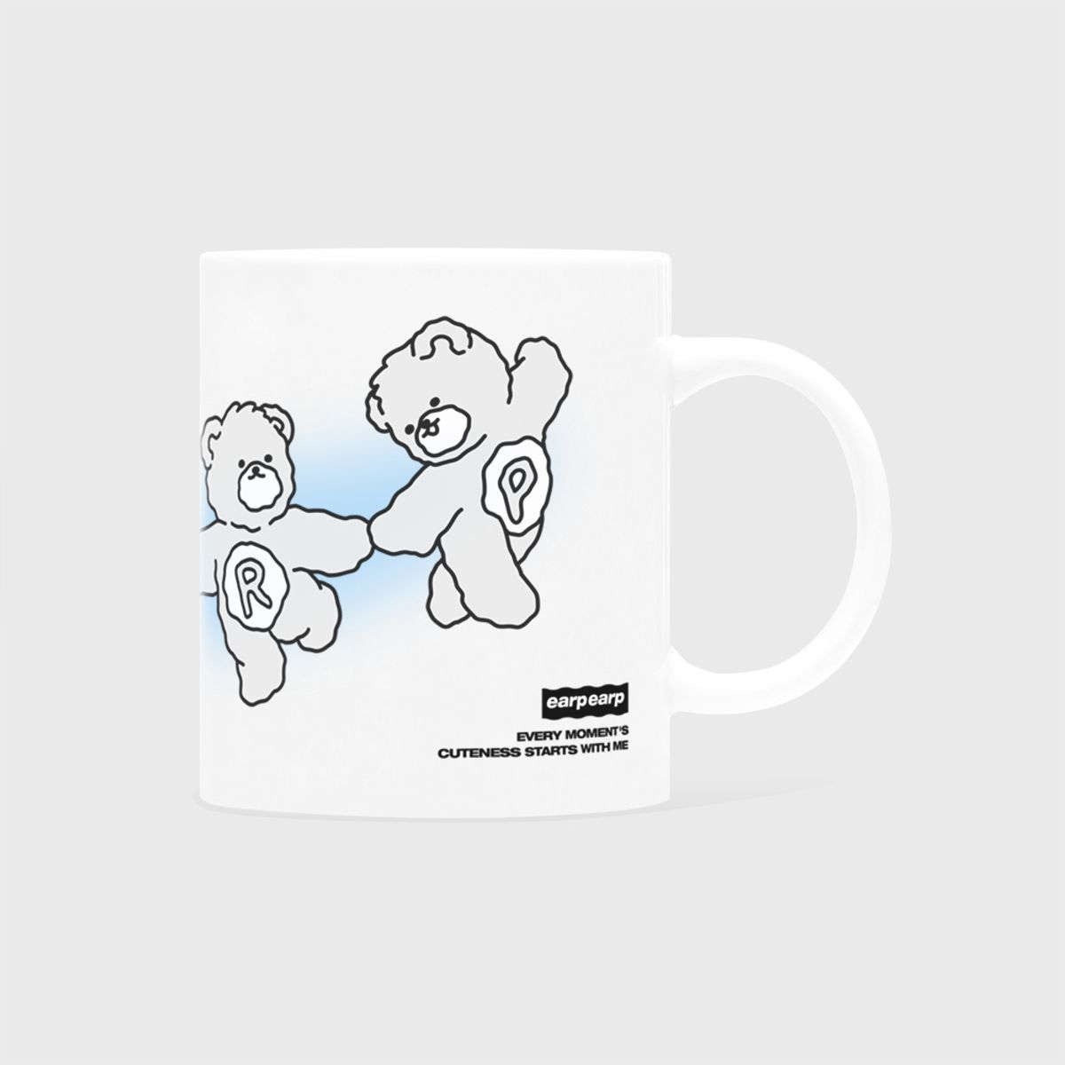 어프어프(EARPEARP) CUTE BEAR FRIENDS-BLUE(머그컵)