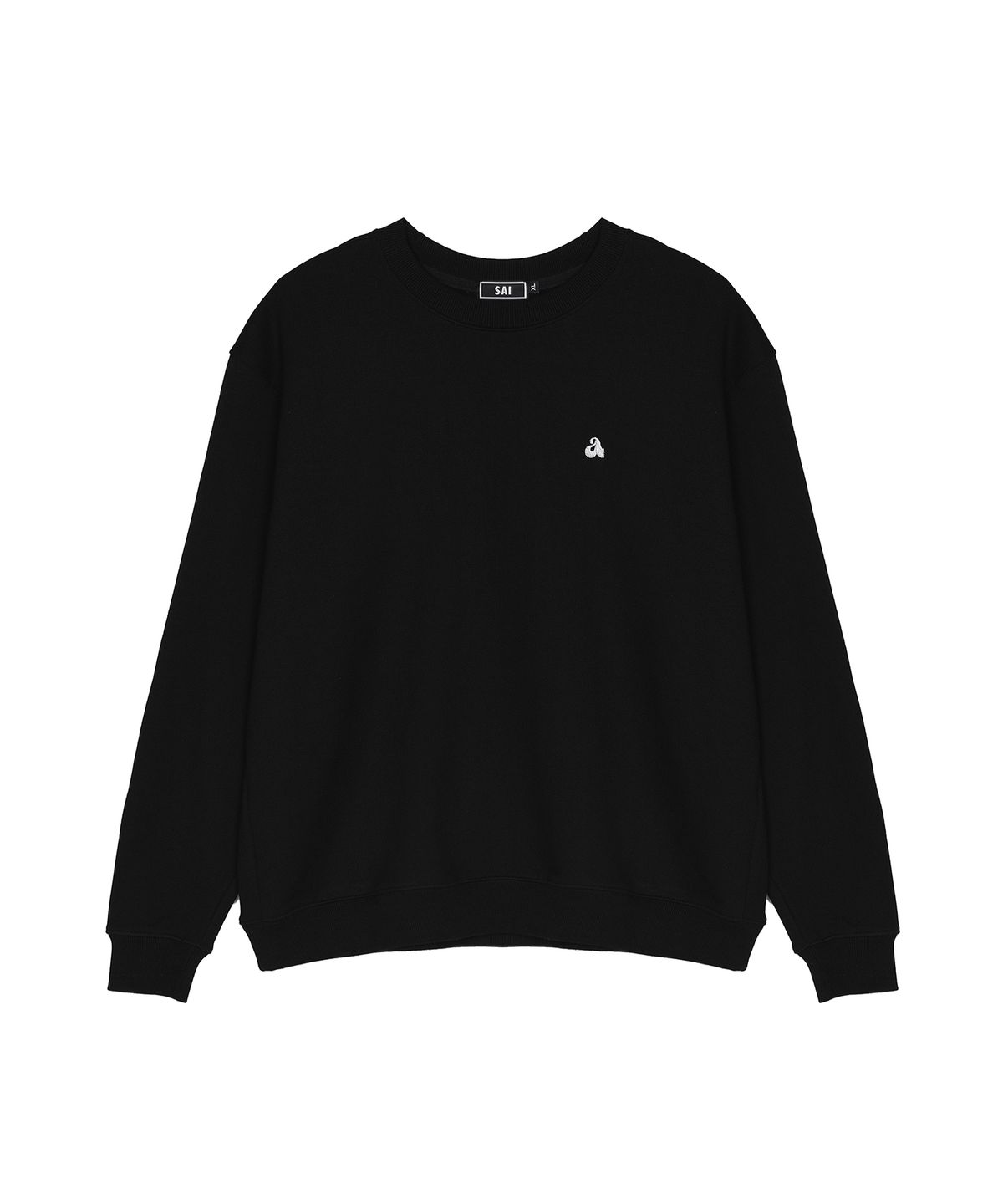 사이(SAI) 003 ‘a’ 로고 스웻셔츠 블랙
