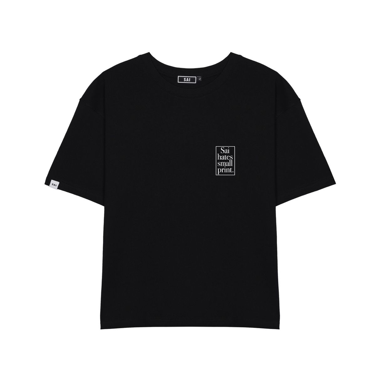 사이(SAI) 003 헤이츠 그래픽 티셔츠 블랙