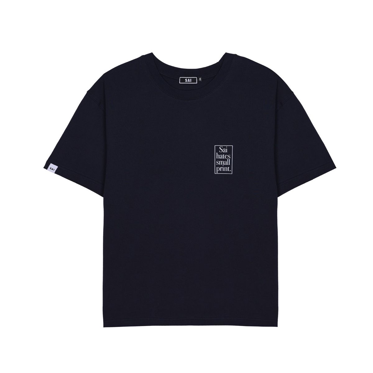 사이(SAI) 003 헤이츠 그래픽 티셔츠 네이비