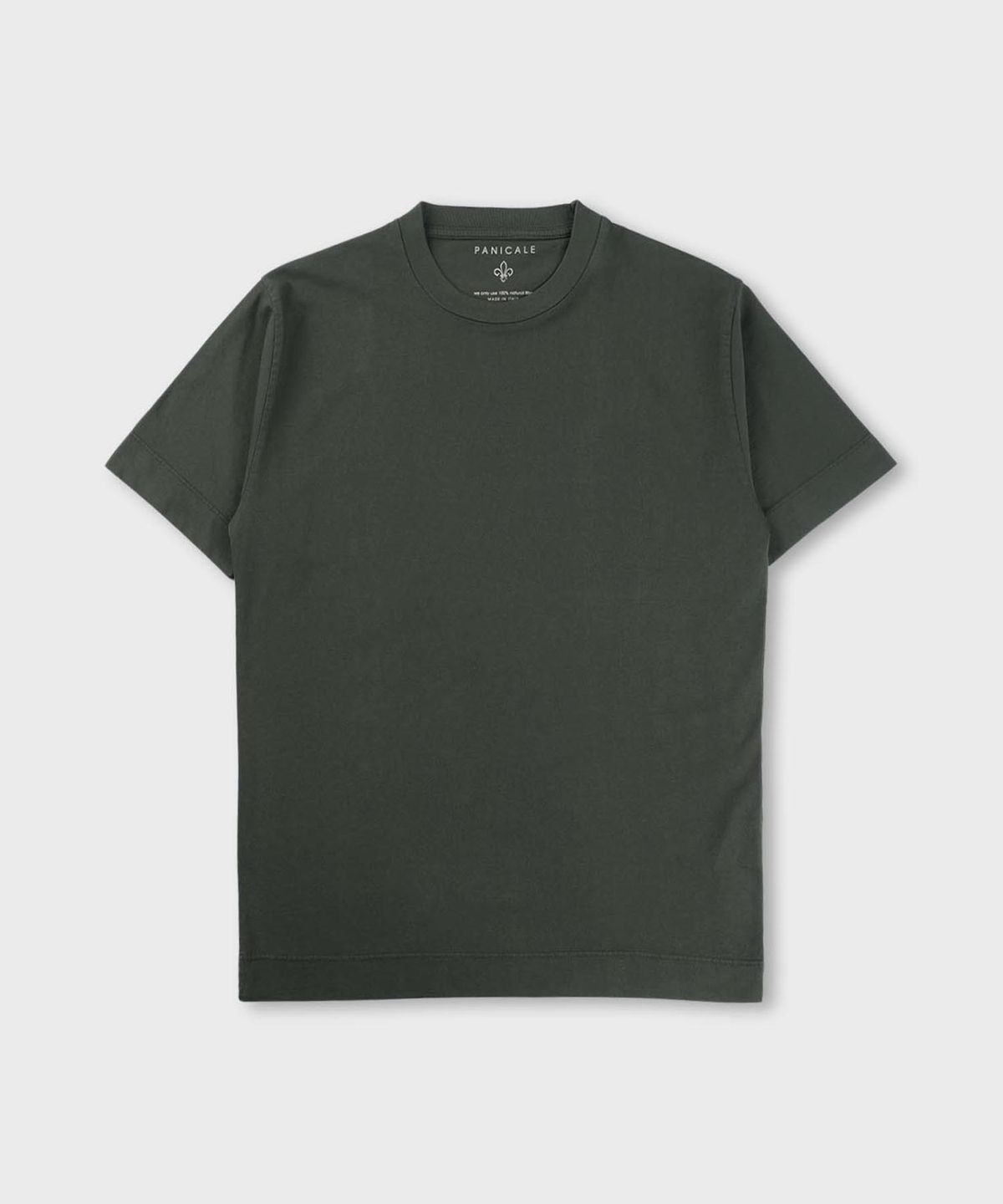 빠니깔레(PANICALE) 베이직 라운드 코튼 티셔츠 2 COLOR