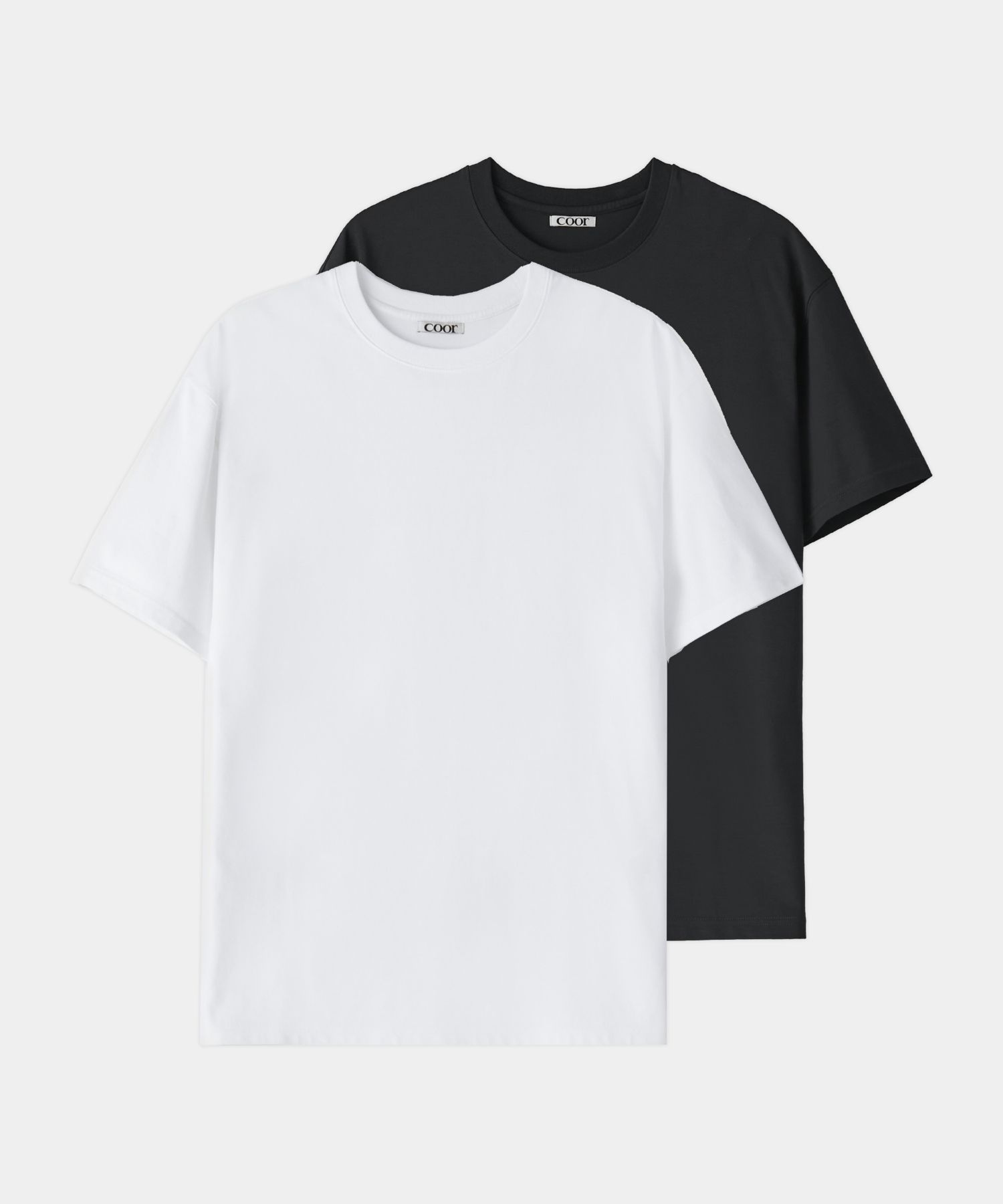 ★COOR★ [2PACK] Supima Cotton T-shirt MUSINSA | COOR [2PACK] SUPIMA Cotton T-shirt
