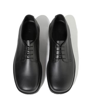 [비브람] 와이드 볼드쉐입 4.7CM 코만도솔 더비슈즈 1070 [BLACK FG]