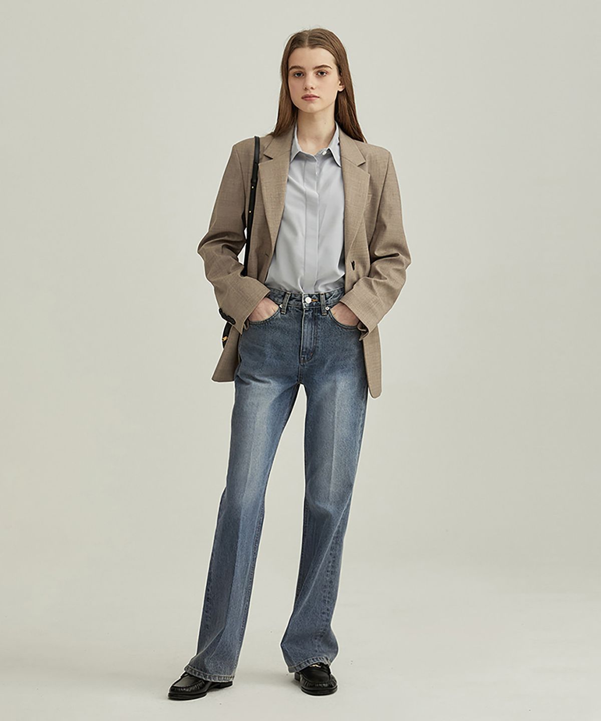 던스트(DUNST) 70S SEMI FLARED JEANS VINTAGE LIGHT BLUE_UDPA2A209B1