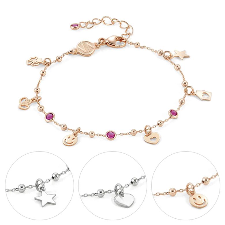 팔찌 멜로디에 해피 sterling silver with CZ 147720