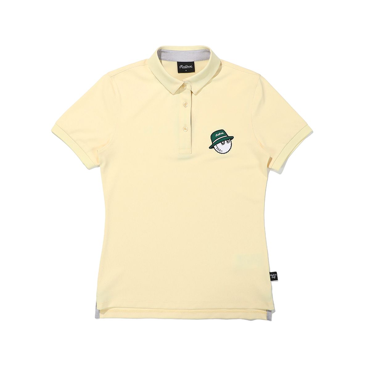 말본 골프(MALBON GOLF) 버킷 포인트 폴로 티셔츠 YELLOW (WOMAN)