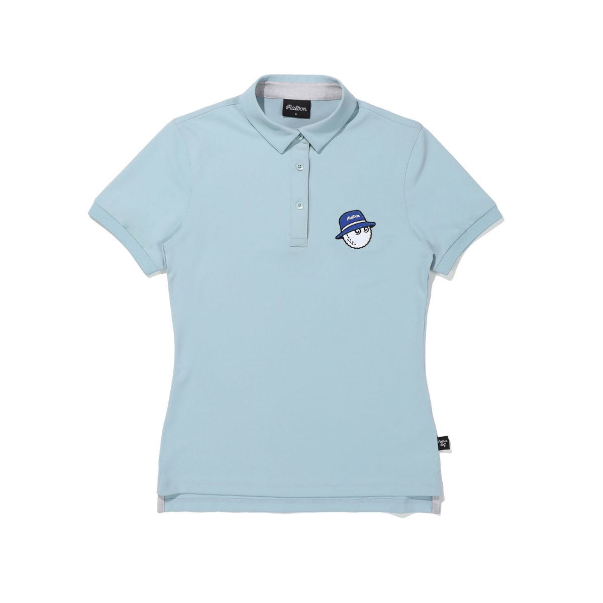 말본 골프(MALBON GOLF) 버킷 포인트 폴로 티셔츠 SKY BLUE (WOMAN)