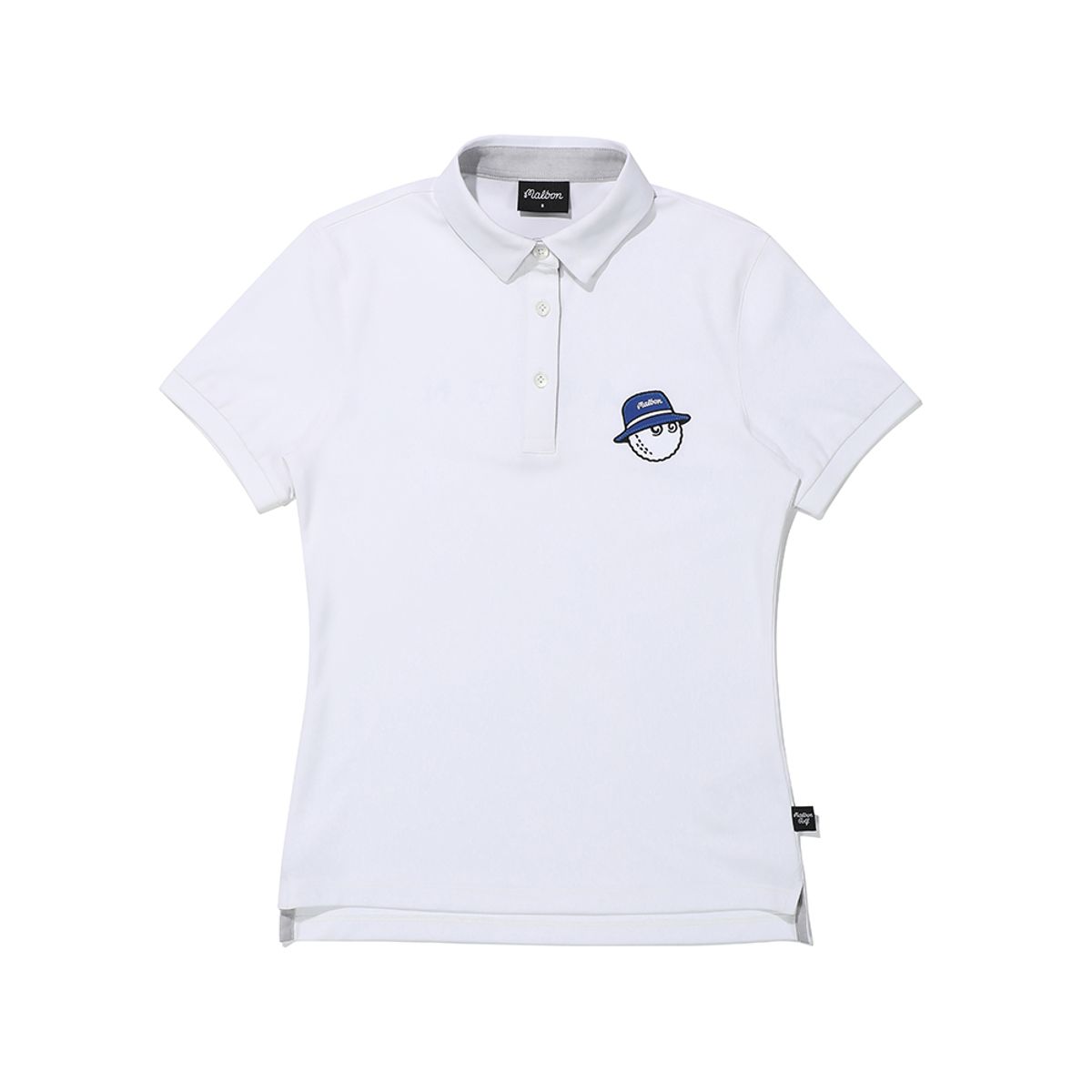 말본 골프(MALBON GOLF) 버킷 포인트 폴로 티셔츠 WHITE (WOMAN)