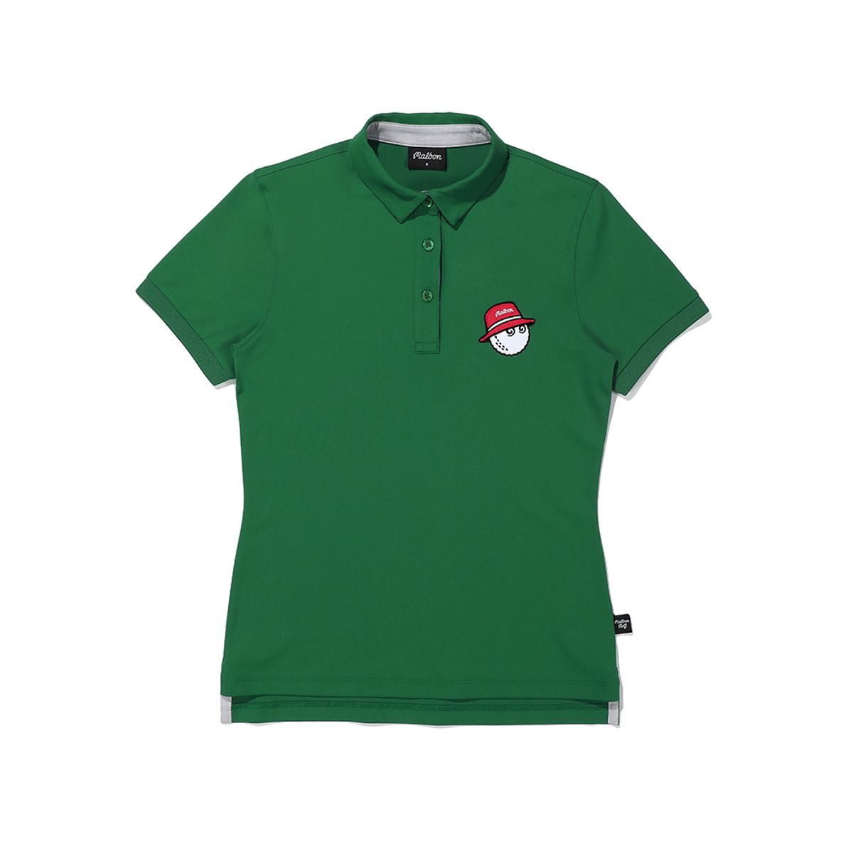 말본 골프(MALBON GOLF) 버킷 포인트 폴로 티셔츠 GREEN (WOMAN)