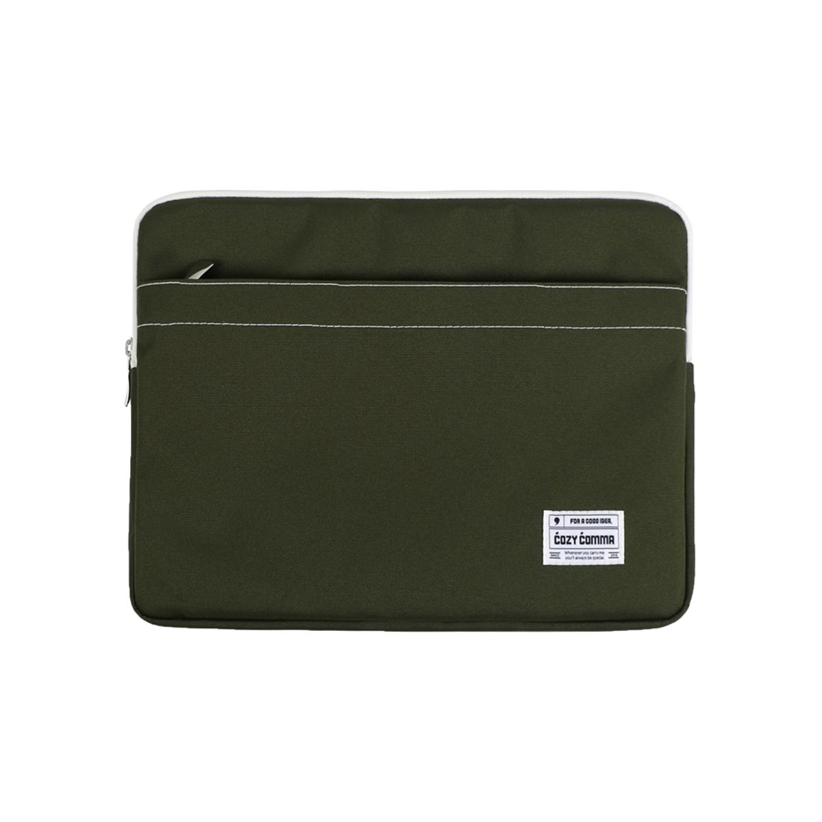 코지콤마(COZYCOMMA) 내맘대로 아이패드파우치 올리브(2size)