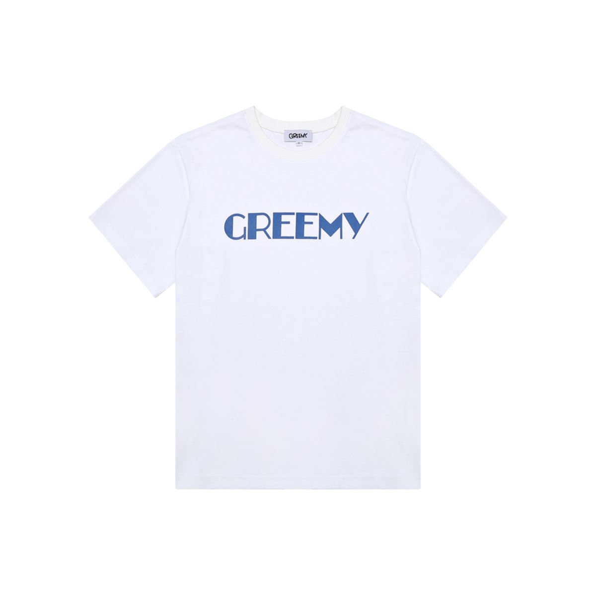 그리미(GREEMY) SIMPLE LOGO T-SHIRT(WHITE)