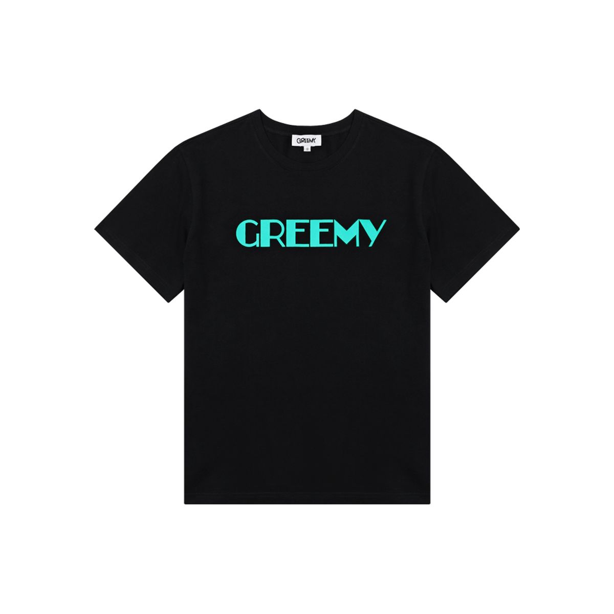 그리미(GREEMY) SIMPLE LOGO T-SHIRT(BLACK)