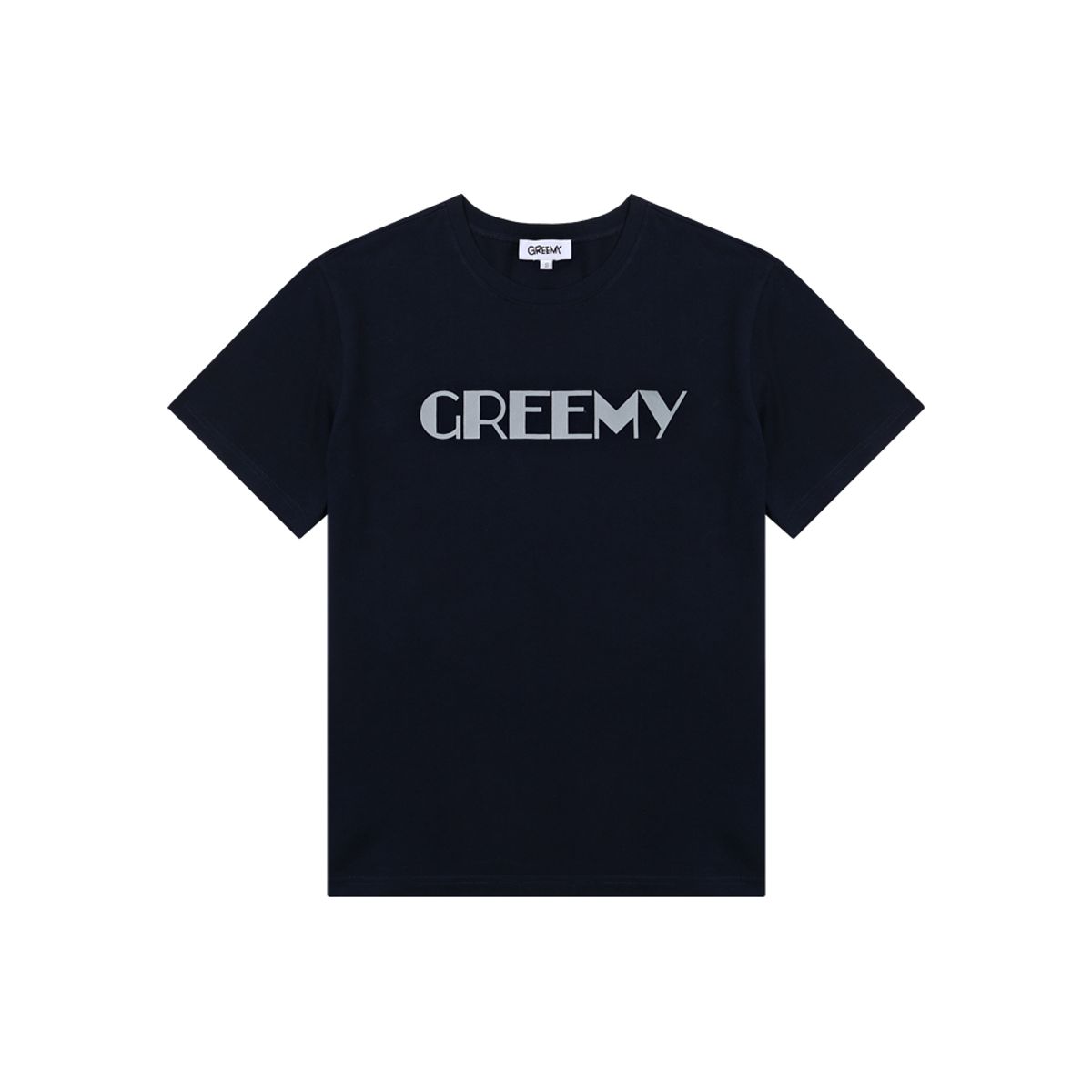 그리미(GREEMY) SIMPLE LOGO T-SHIRT(NAVY)