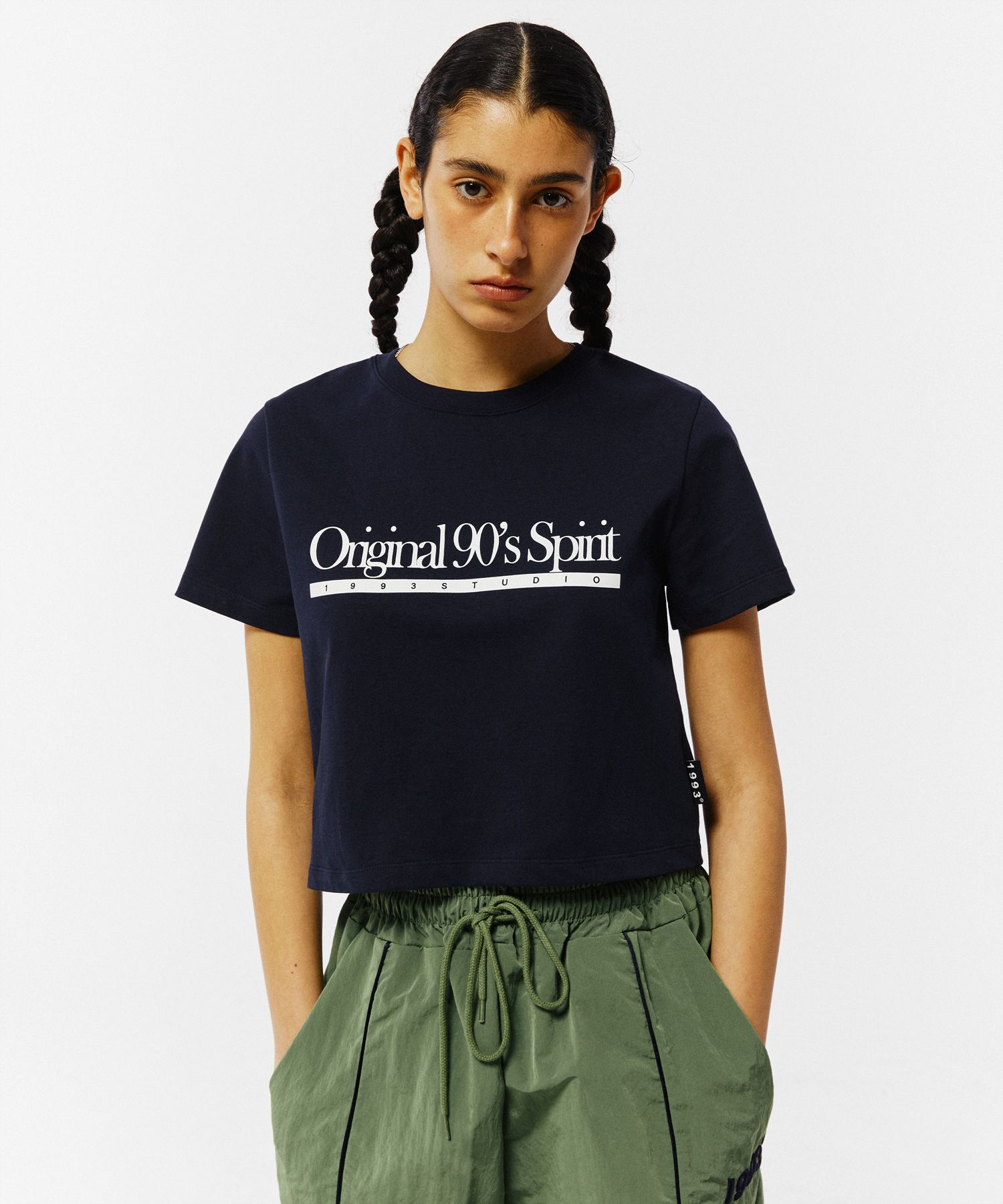 Tシャツ・カットソー 1993studio Original 90S Regular T-Shirt_Navy MUSINSA | 1993STUDIO Original 90S Regular T-shirt_Navy