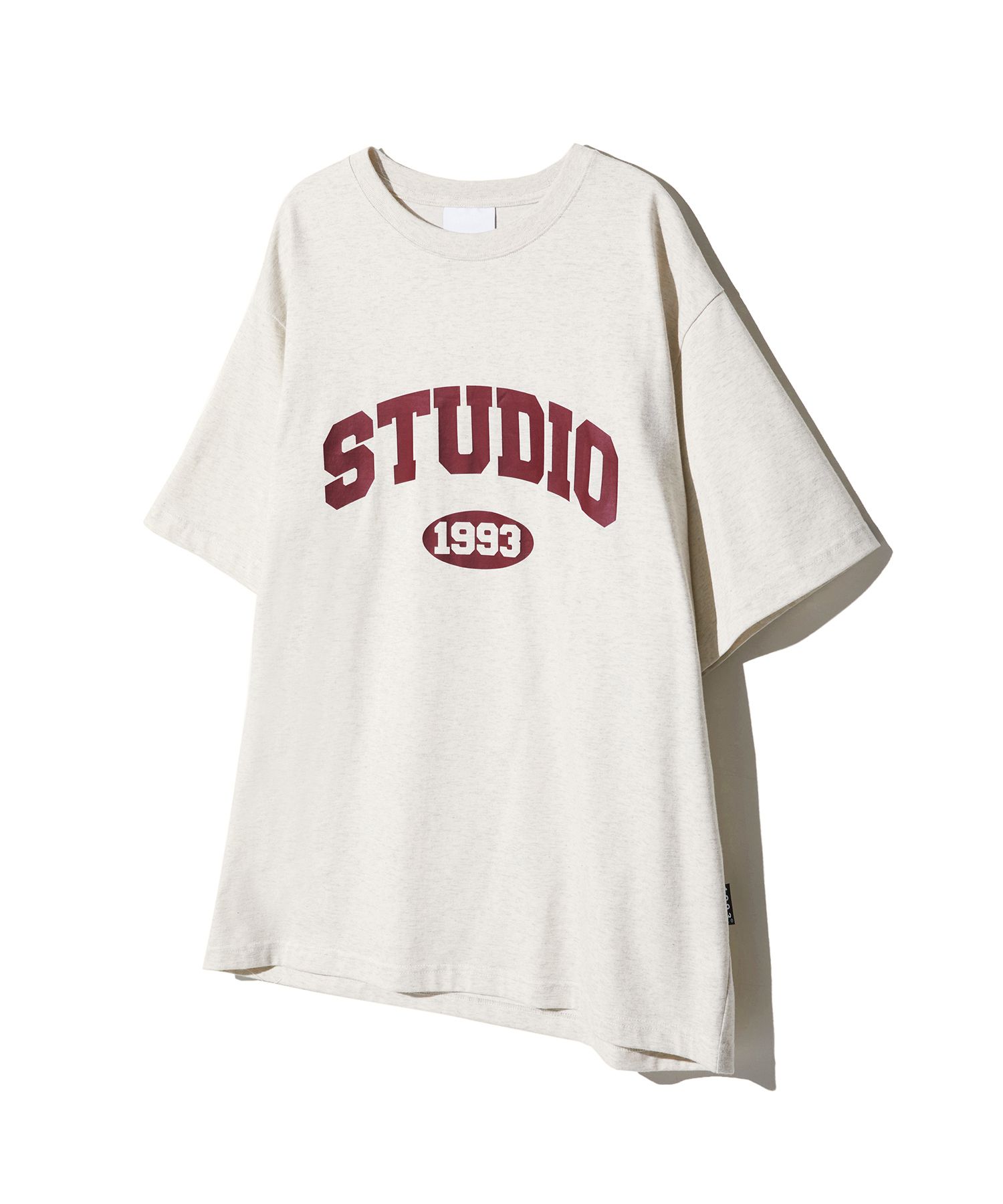 Tシャツ・カットソー 1993studio Authentic Arch Logo T-Shirt_Oat Beige MUSINSA | 1993STUDIO Studio Arch Logo T-Shirt_Oat Beige