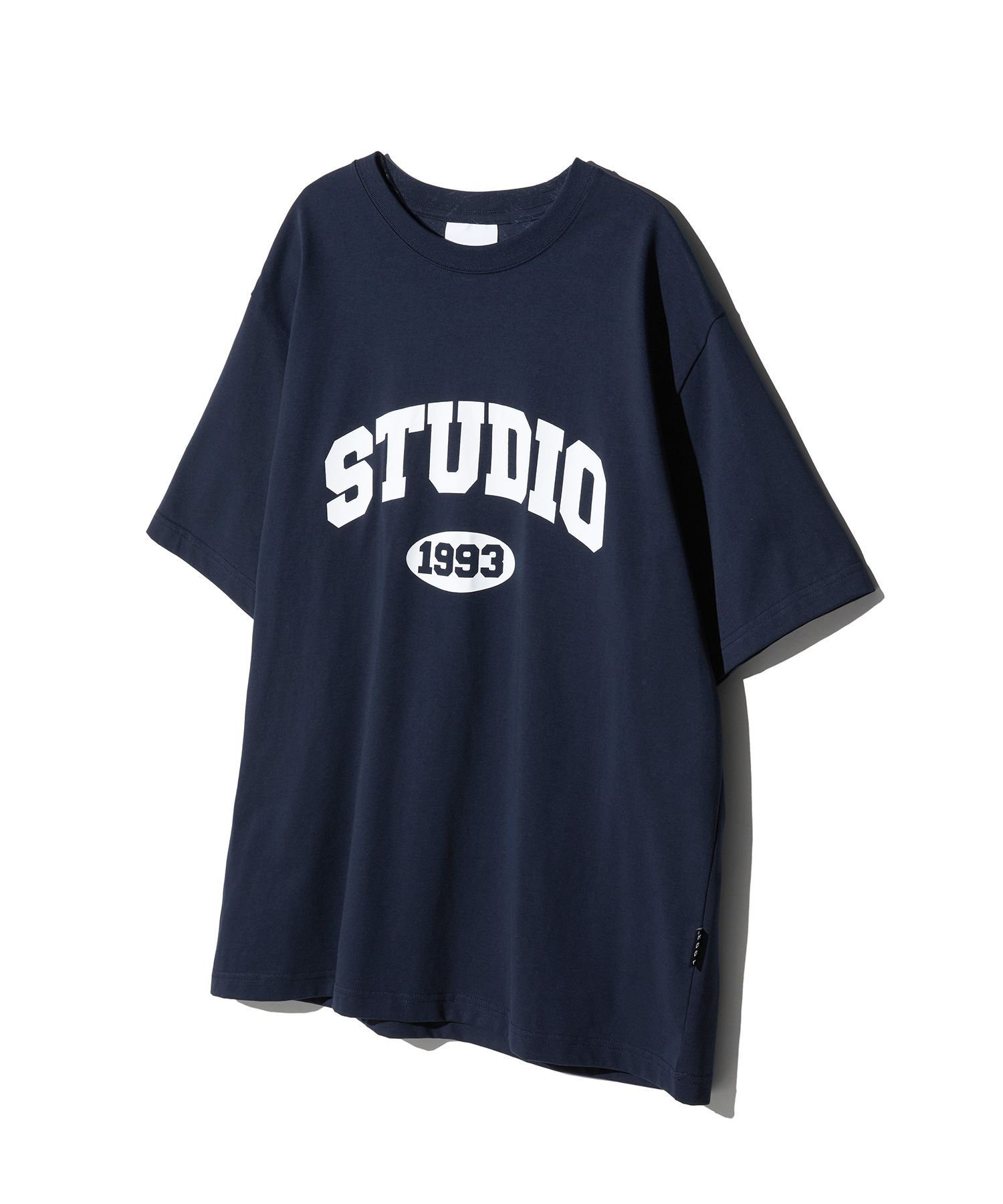 Tシャツ・カットソー 1993studio Authentic Arch Logo T-Shirt_Navy MUSINSA | 1993STUDIO Studio Arch Logo T-shirt_Navy