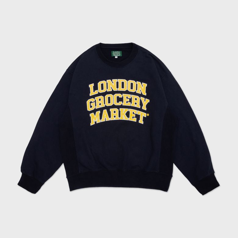 College Logo Heavyweight Sweatshirt (Navy)